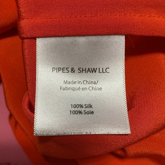 Veronica Beard Womens Silk Crepe Eyelet Sleeveless Top Shirt Red Size 4 - Picture 10 of 10